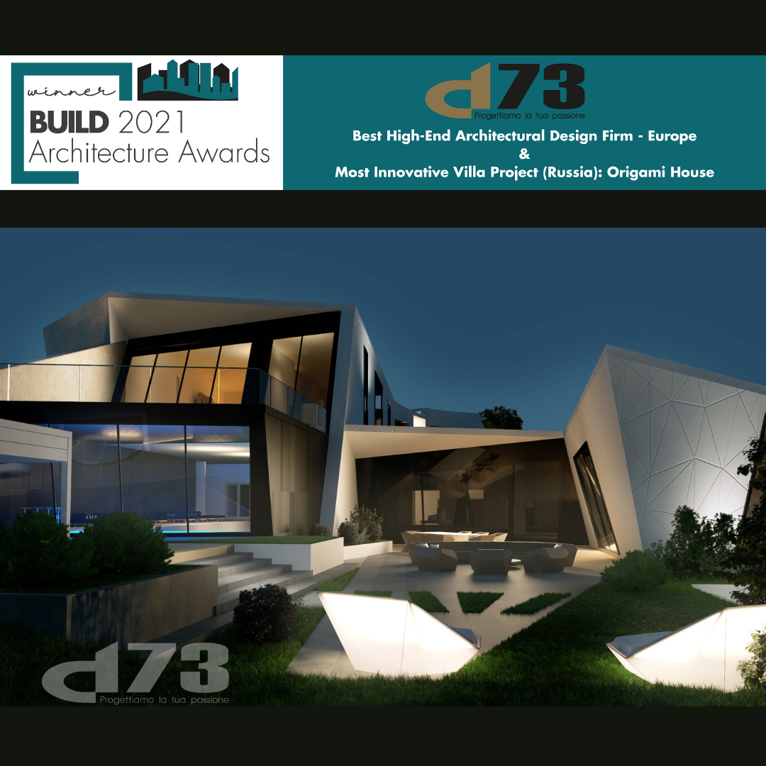 D73 Villa Origami wins Build Awards