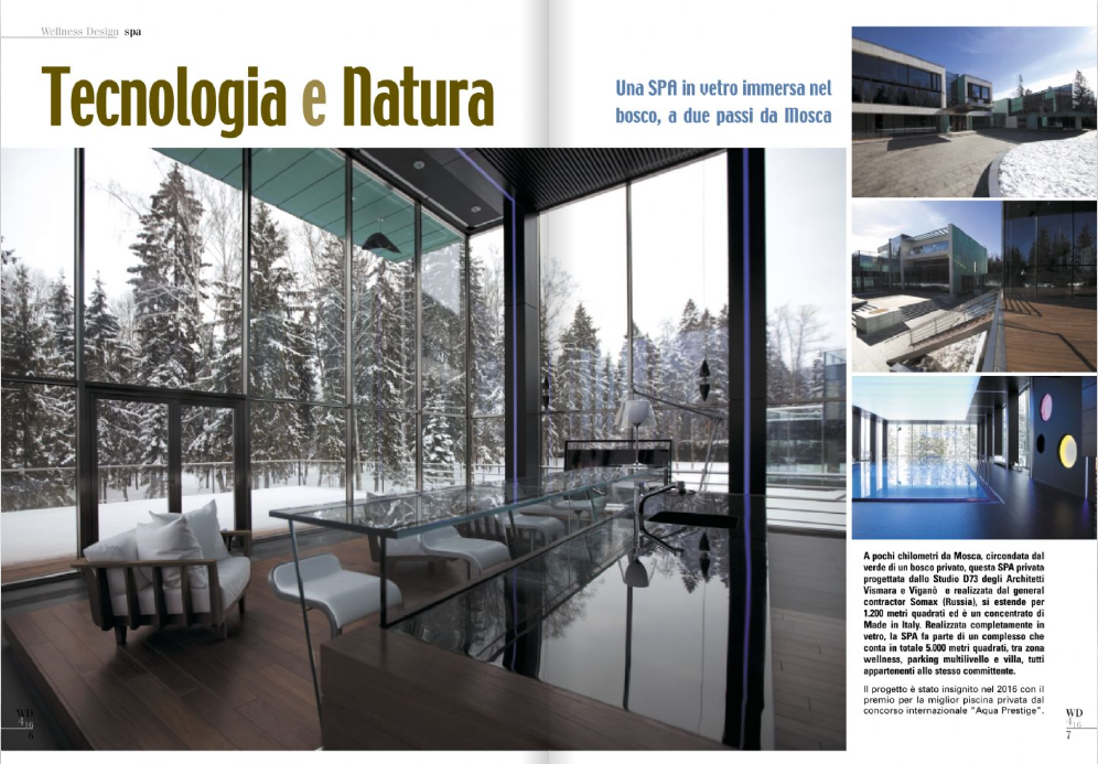 Studio D73 on Wellness Design magazine!